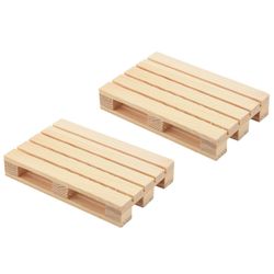 2PCS 120X80mm puinen lavakoristelu 1/10 RC telaketjuauto aksiaalinen SCX10 90046 TRX4 Redcat kuten kuvassa näkyy