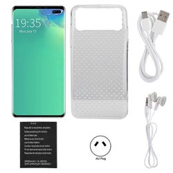 S10 + 5,72 tuuman HD-näytön kasvojentunnistus Kaksoiskortit Dual Standby Smart Mobile Vihreä 4 + 64G 100-240V