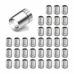 36kpl pienoisvalot, pienoiskoossa olevat LED-valot käsityöhön, minipistevalot paristokäyttöinen (kylmä valkoinen)