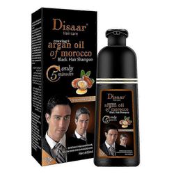 2025 Disaar Aloe Argan Oil Plant ravitseva hiusjuurivärjätty hiusten tummentava shampoo hiusväri-400mL