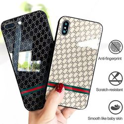 Luksus taske Iphone 13 12 11 Pro Max Mini Xs Xr 7 8 Plus Cover Silikone Fashion Designer Sort For iPhone XR