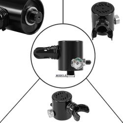 Smaco M10 sukellusvarusteet Sukellus Ponipullo Mini happisylinteri Sukellusvarusteet Painemittari