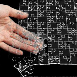 Läpinäkyvä palapeli pojat tytöt hauska läpinäkyvä tyhjä akryyli palapeli lelut läpinäkyvä helppo pulmapelit aivokoulutus palapelit 1000 kpl