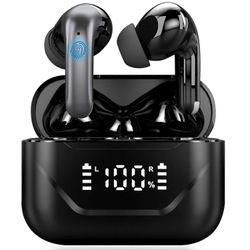 A17 Pro 3 in 1 langattomat Bluetooth reaaliaikaiset kääntäjäkuulokkeet, 144 kieltä, musta väri, kompakti muotoilu