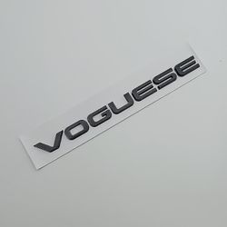 3d abs krom svart logo vogue se emblem bokstaver bil bagasjerommet merke dekal for Land Rover Range Rover Vogue Se klistremerke tilbehør Glanset svart