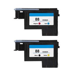 Korkealaatuinen tulostuspää HP88 C9381A C9382A K5300 K8600 L7380 -sarjaan (CMYK)