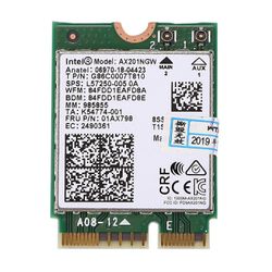 Intel Wi-Fi 6 Ax201 Bluetooth 5.0 Dual Band 2.4g/5g langattomalle Fgaolle