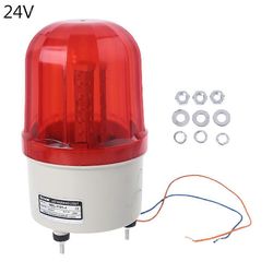 220V / 12V / 24V LED-hälytysvalo varoitusvalo signaali summeri pyörivä strobe salama isä