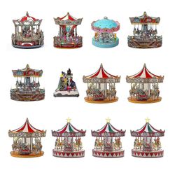 Mr. Christmas Erittäin iloinen karusellivintage-karuselli joulukoristelu A