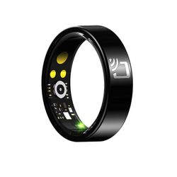 R20 KOKO 14 Smart Ring, tukee sykeä / veren happea / unen seurantaa / useita urheilutiloja Musta