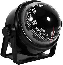 Xqday Båd navigation kompas, Marine Electronic Compass Voyager Dashboard Beslag