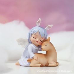 Ceyue Creative Resin Crafts Home Fantasy Girl's Heart Room Dekoration Gave Annie Baby Cake Car Ornament 4