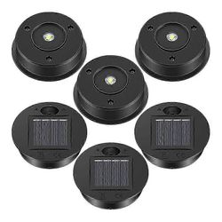 6 kpl aurinkovalojen vaihto, ylin 7 lumenin aurinkolyhtyosat, LED-aurinkopaneelilyhty, kansivalot f