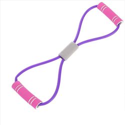 Gym Hot Yoga Gum Fitness Resistance Band 8 Word Chest Expander Rope Workout Fitnesselastikbånd til stretchøvelse