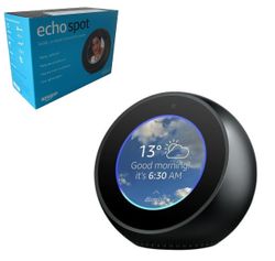 Amazon Echo Spot, älykäs herätyskello Alexalla - musta