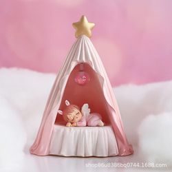 Ceyue Creative Resin Crafts Home Fantasy Girl's Heart Room Dekoration Gave Annie Baby Cake Car Ornament 12