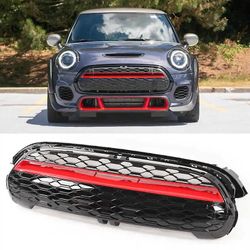 Glans sort front kofanger øvre grill til GP3 gittersæt erstatning for MINI F55 F56 F57 One Cooper S JCW GP 2014