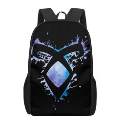 Redkid Shadowhunters 3D-tulostuskirjalaukut Takaisin koululaukkuun Setti pojille Tytöt Lasten reppu Tyylikäs Alkeis-suurikapasiteettinen reppu 6
