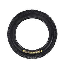 Professional 12x2.125 Kids Balance Bike Tire Sakeuttava ulkorengas bike racing (satunnainen kuvio) Musta