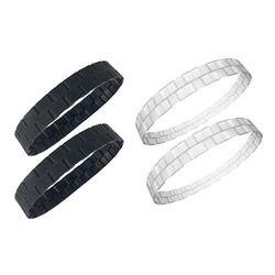 Dæk til Irobot Roomba Wheels Series 500, 600, 700, 800 og 900 Anti-slip Great Adhæsion og Easy Assembly
