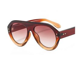 Langytx 2022 Nye kvinders solbriller Hip-hop Punk Solbriller Briller Briller Big Frame Retro Cross-border Ins Street Solbriller til mænd BG5 Normal