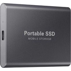 Kannettava SSD, 4 Tt:n ulkoinen SSD-asema, nopeus jopa 1 050 Mt/s, USB 3.2 Gen 2, luotettava tallennustila pelaamiseen, opiskelijoille, ammattilais...
