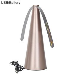 Ederfun Fly För Bord Inomhus Utomhus Picknick Protector Måltid Fly Håll din mat ren Bärbar USB / Batteri Power Fly Fans Mat USB-batt Power Gold Bel...