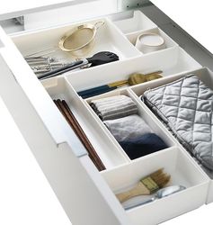 Yunshu Plast skuffe arrangør Sæt Desk Storage Box Kit Multi-use M