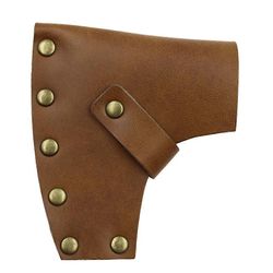 unbrand Kestävä nahkakirves suojaksi Kansikirveskotelo koteloon ulkokäyttöön Ruskea