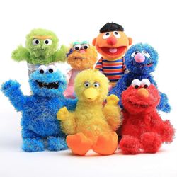 Seesamikatu Elmo Cookie Monster Soft Pehmolelut 30-33 cm Lasten koulutuslelut