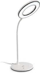 Miady led-pöytävalaisin 6w 48 lediä pöytävalaistus, 3 värilämpötilaa x 4 kirkkaustilaa, silmiä hoitava, himmennettävä toimistohanhenkaulalamppu sov...