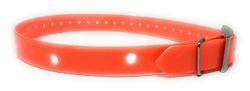 Vaihtokaulapanta hihna yhteensopiva Astro DC40 koiran koulutuspannan kanssa, neonoranssi