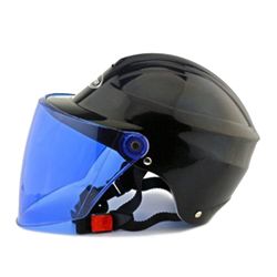 Ruili Motorcykel motorcykel scooter sikkerhedshjelm 301 lyse sort