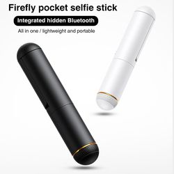 Moonhaven Mini Firefly Pocket Selfie Stick Bluetooth langaton kaukosäädin Laajennettava kädessä pidettävä selfie-sauva iPhonelle Xiaomi HUAWEI VIVO...