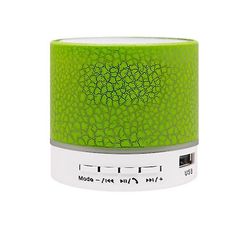 Coosilo Knæk Bluetooth-højttaler, Mini subwoofer trådløs lysemitterende højttaler grøn