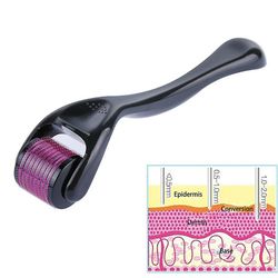 Liltop Care Derma Hud Roller Titanium 540 Micro Needle Dermaroller Anti-aging Scar Acne 0.75mm