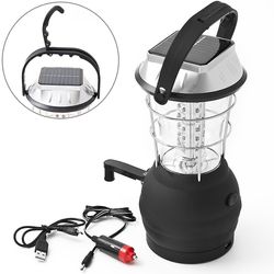 Mikasa Solar Light Hånd Krank Generator 36 Led Camping Light Emergency Light