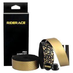 RIDERACE RR9256 2kpl maantiepyörän tankoteippi PU-nahka EVA iskunvaimennus polkupyörän ohjaustangon teippiGold Kultaa Gold