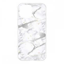 Crazy Kase Sag til iPhone 12 Pro Max (6,7) Soft Grey Marble Effect