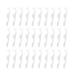 Liltop Falsk øjenvipper pincet klip makeup kosmetisk applikator Værktøj Hvid 30PCS