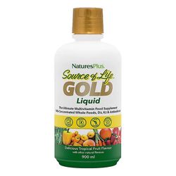 Nature's Plus Source of Life Gold Multi Vitamin Liquid 900ml (30701)