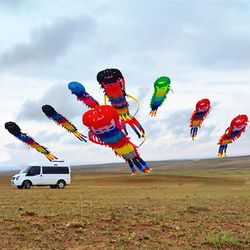 Ederfun Gratis forsendelse 35m store gamle trilobitter Kite Flying udendørs legetøj Professional Kite Factory Soft Kite For Adults Flying Wing kr.