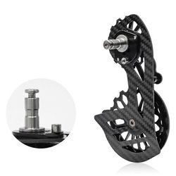 Tyypin E hiilikuituinen takavaihtajan hihnapyörän ohjauspyörä Shimano Ultegralle Monivärinen Style E
