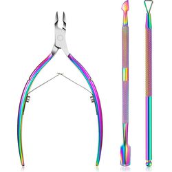 Grape Pp 3pcs Manicure Tools, nipper Clipper Cutter, død Hud Remover Saks