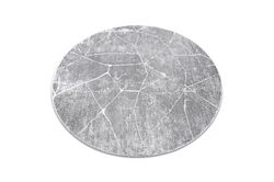 RugsX Moderne MEFE tæppe Circle 2783 Marble - strukturelle to niveauer af fleecegrå grå circle 120 cm