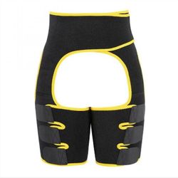 Suren Fitness Waist Træner Sport Bælte Justerbar Elastisk Talje RygStøtte Bælte Neopren Slankende Style2-Gul S-M