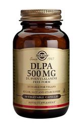 Solgar D.L.P.A. DL-Fenyylialaniini 500 mg vihannesten kapselia, 50
