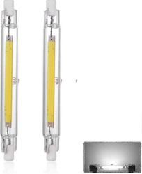 R7S 118mm 40w LED-lamppu viileä valkoinen 6000k, 3000lm, J118 400w halogeenilamppuekvivalentti, himmennettävä, 360 asteen lineaarinen 40w R7s TW---...