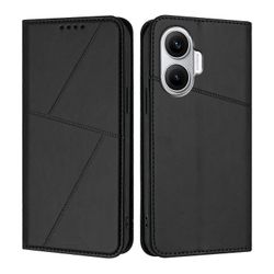 Xiaomi Poco F7 5G lompakkokotelo magneettinen suljin nahkainen läppäpuhelimen kansi jalustalla Musta