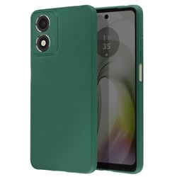 Avizar Kotelo Motorola Moto E14 Soft Mate, tummanvihreä